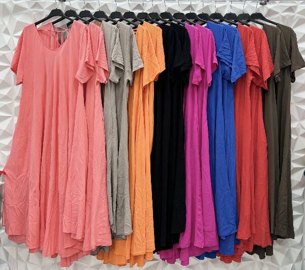 Sukienki damskie (Włoskie produkt) Roz Standard, Mix Kolor Paczka 5 szt