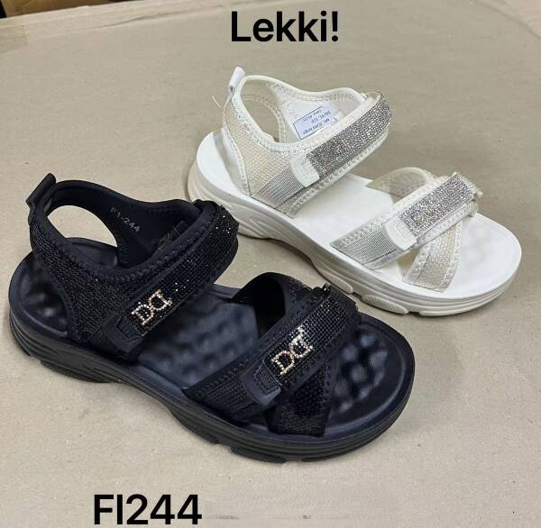 Sandały płaskied amskie Roz 36-41 / 12 par 1