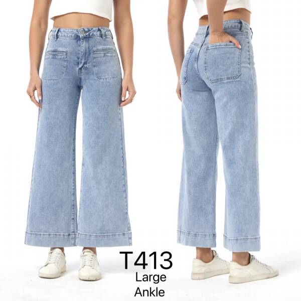 Spodnie damskie jeansy Roz XS-XL, 1 Kolor Paczka 10 szt