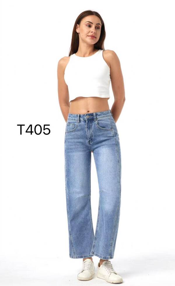 Spodnie damskie jeansy Roz XS-XL, 1 Kolor Paczka 12 szt