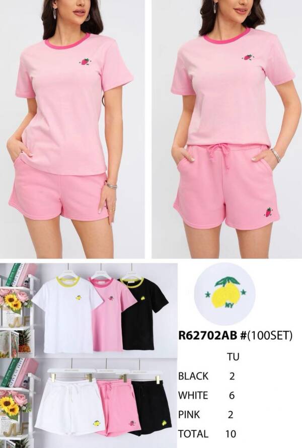 Komplet damskie (Francja produkt) Roz Standard, Mix kolor, Paszka 10 szt