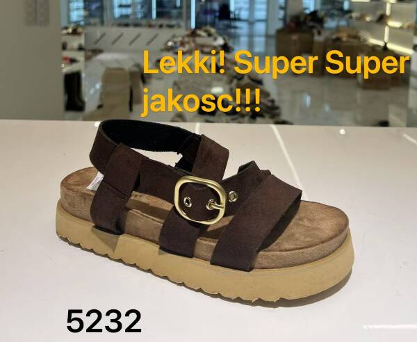 Sandały płaskied amskie Roz 36-41 / 12 par