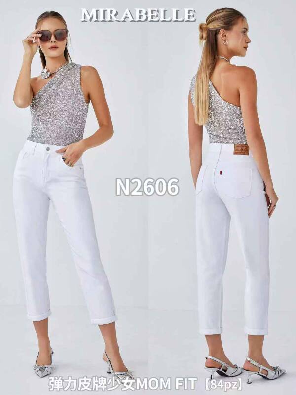 Spodnie damskie jeansy Roz XS-XL, 1 Kolor Paczka 12 szt