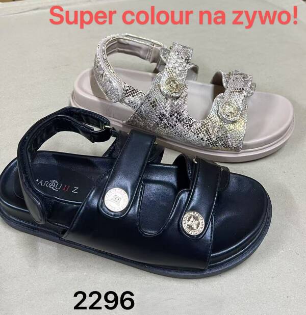 Sandały płaskied amskie Roz 36-41 / 12 par 1