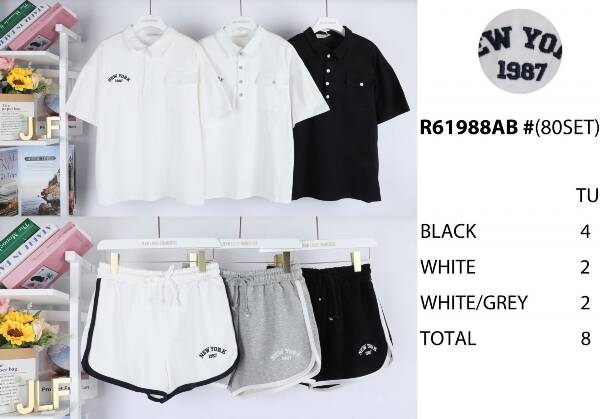 Komplet damskie (Francja produkt) Roz Standard, Mix kolor, Paszka 8 szt