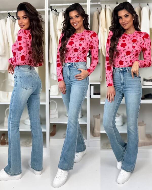 Spodnie damskie jeansy Roz XS-XL, 1 Kolor Paczka 10 szt