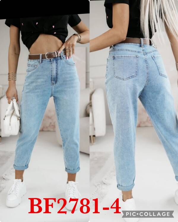 Spodnie damskie jeansy Roz XS-XL, 1 Kolor Paczka 10 szt