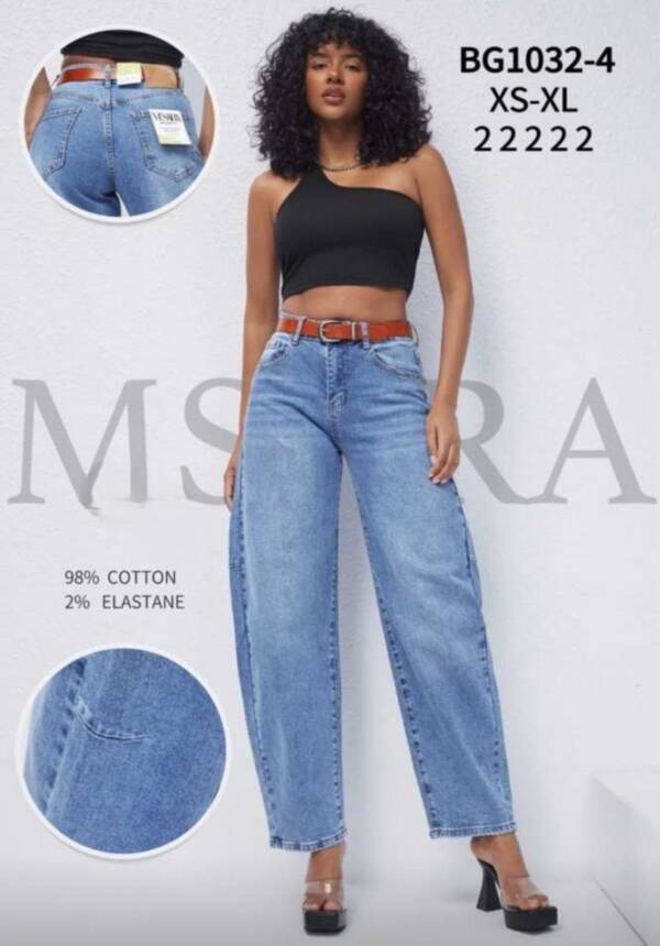 Spodnie damskie jeansy Roz XS-XL, 1 Kolor Paczka 10 szt