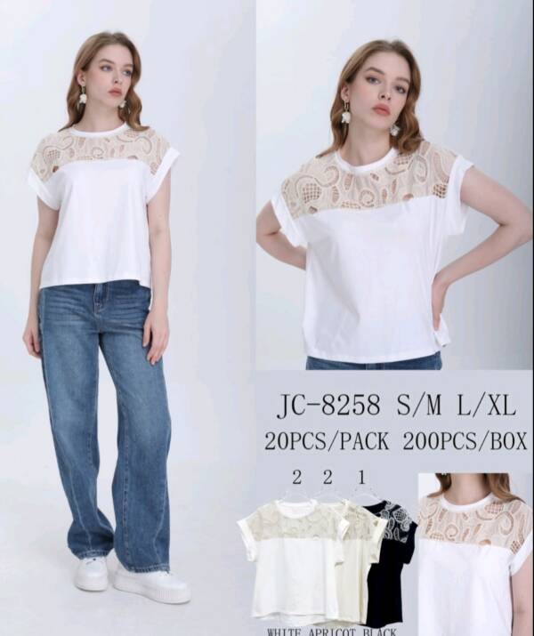 Bluzki damskie Roz S/M-L/XL, Mix  kolor Paczka 5 szt