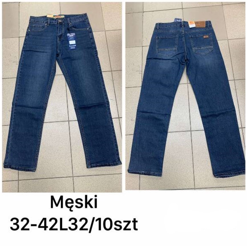 Spodnie jeansy meskie Roz 32-42 , 1 kolor Paczka 10 szt