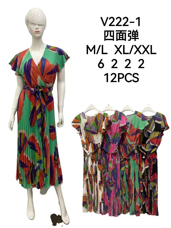 Sukienki damskie Roz M/L-XL/2XL, Mix Kolor Paczka 12 szt