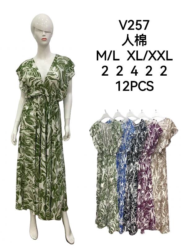 Sukienki damskie Roz M/L-XL/2XL, Mix Kolor Paczka 12 szt