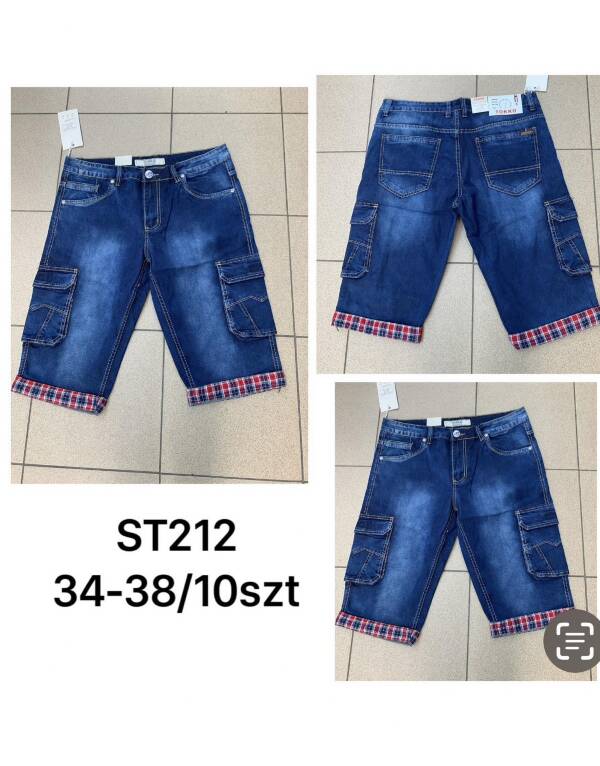 Spodenki meskie Roz 34-38, 1 kolor,  Paczka 10 szt