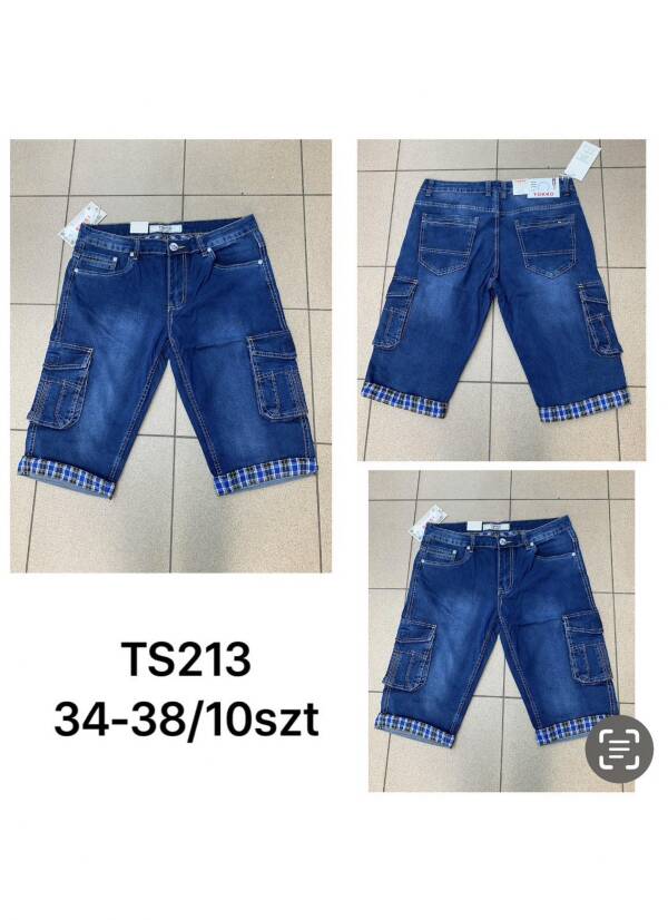Spodenki meskie Roz 34-38, 1 kolor,  Paczka 10 szt