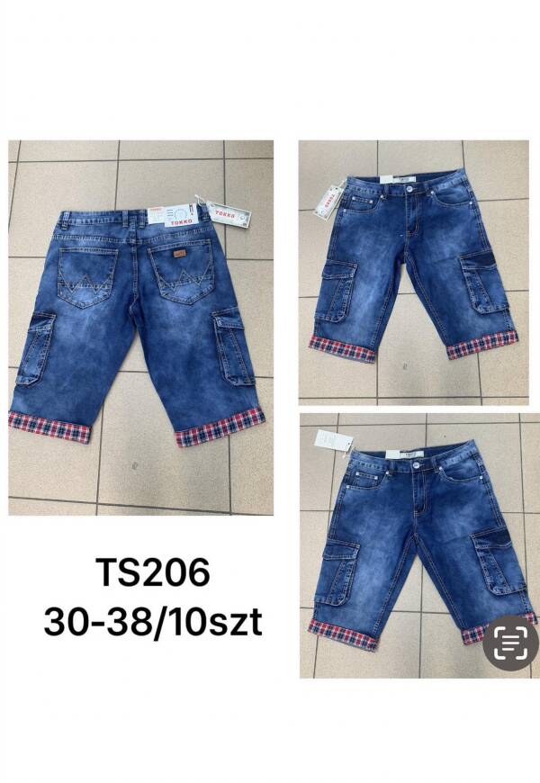 Spodenki meskie Roz 30-38, 1 kolor,  Paczka 10 szt