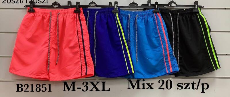 Szorty męska Roz M-3XL, Mix kolor Paczka 20 szt