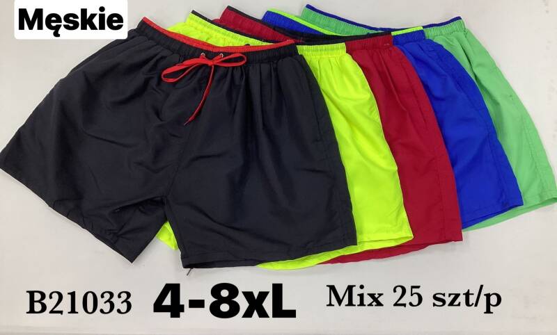 Szorty męska Roz 4XL-8XL, Mix kolor Paczka 20 szt