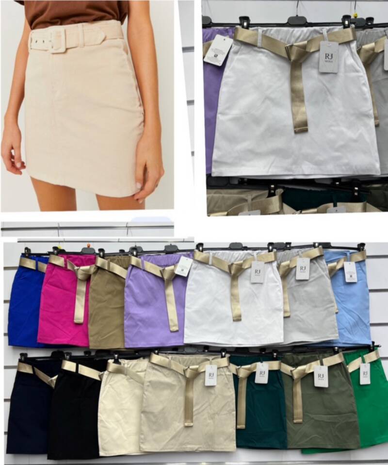 Spódnice damskie (Włoskie produkt) Roz S-2XL, Mix Kolor Paczka 5 szt