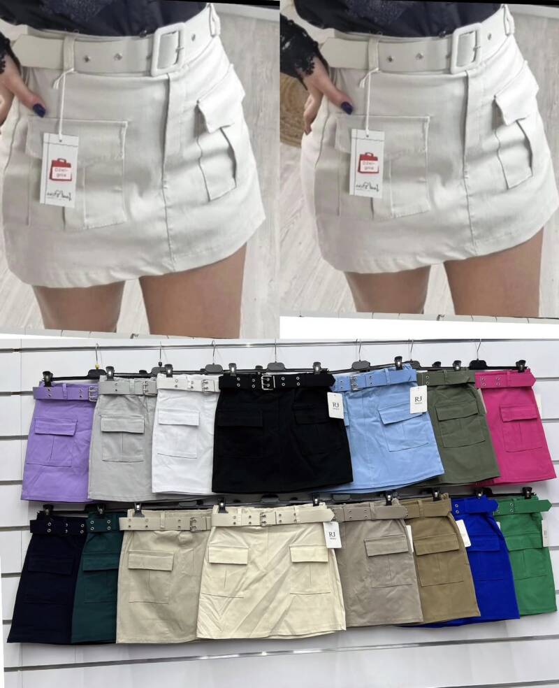 Spódnice damskie (Włoskie produkt) Roz S-2XL, Mix Kolor Paczka 5 szt