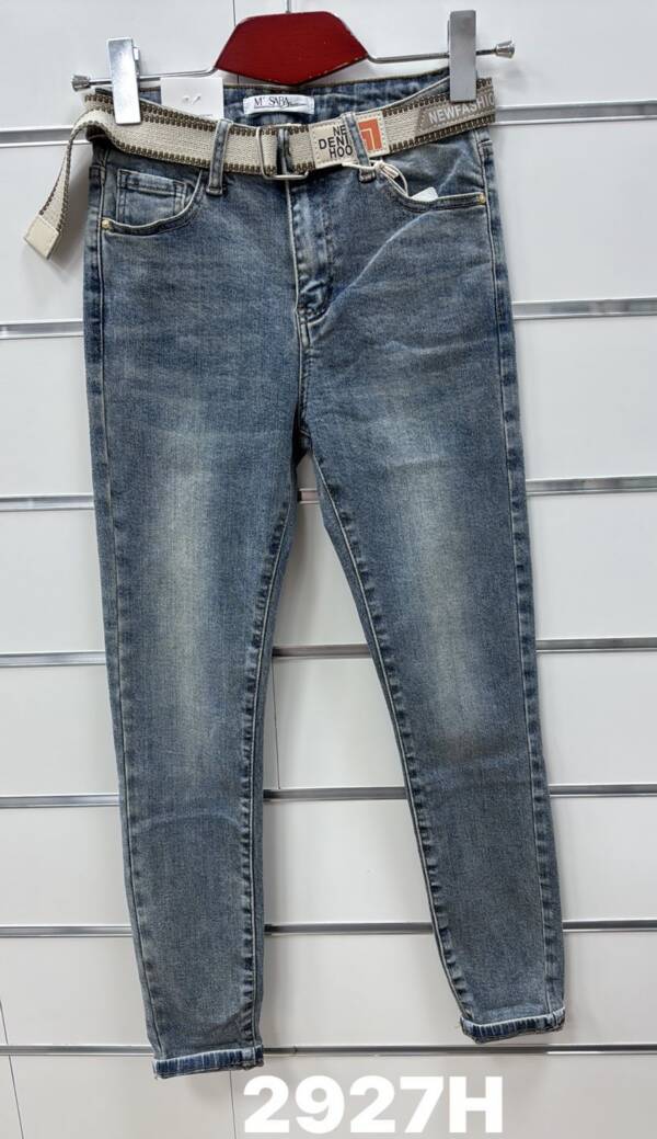 Spodnie damskie jeansy Roz XS-XL, 1 Kolor Paczka 10 szt
