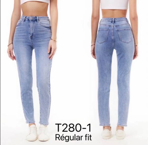Spodnie damskie jeansy Roz XS-XL, 1 Kolor Paczka 10 szt