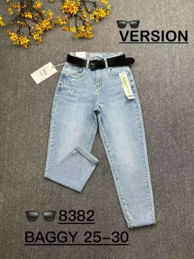 Spodnie damskie jeansy Roz 25-30, 1 Kolor Paczka 10 szt