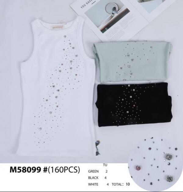 Bluzki damskie Roz Standard, Mix kolor Paczka 10 szt