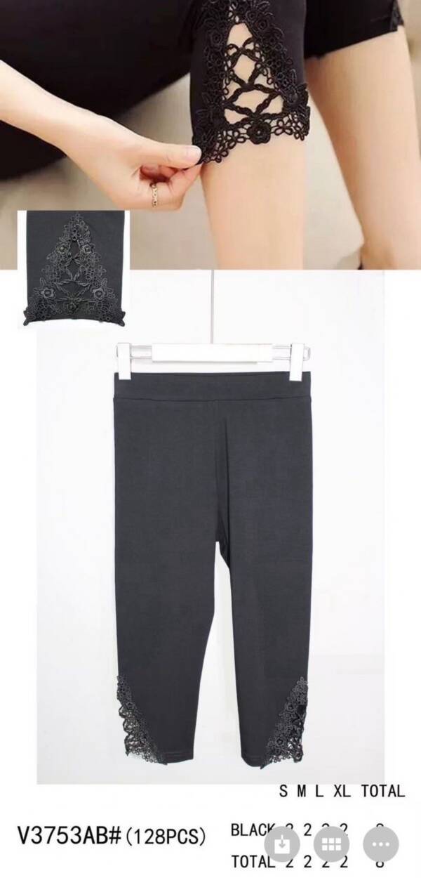 Leginsy damskie Roz S/M-M/L, Mix kolor Paczka 8 szt