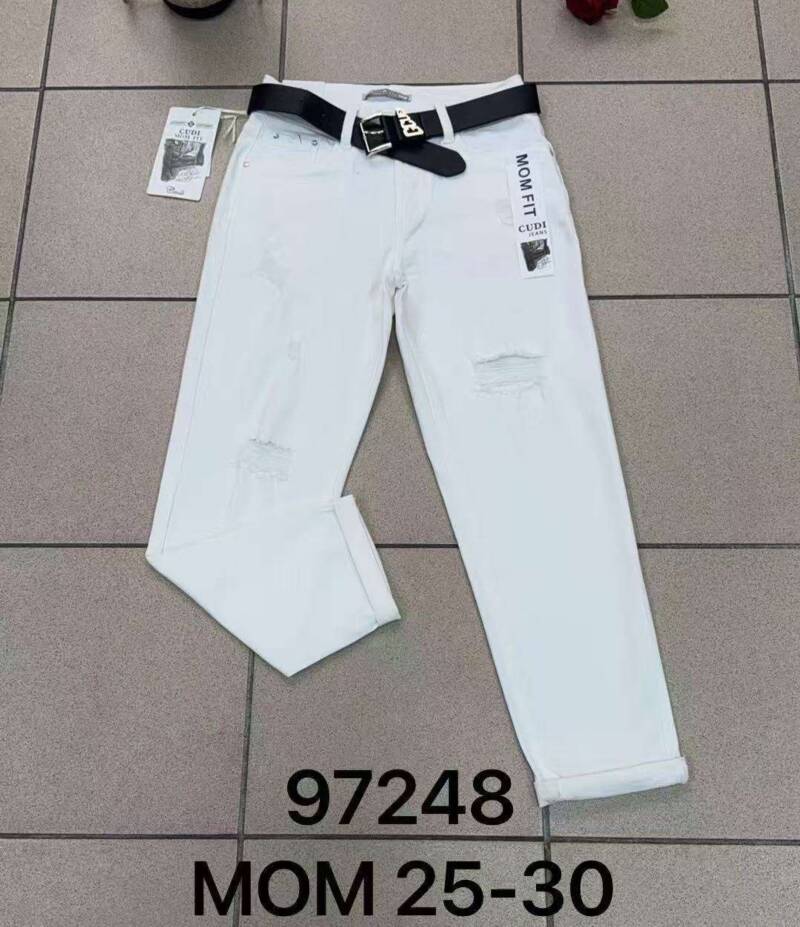 Spodnie damskie jeansy Roz 25-30, 1 Kolor Paczka 10 szt