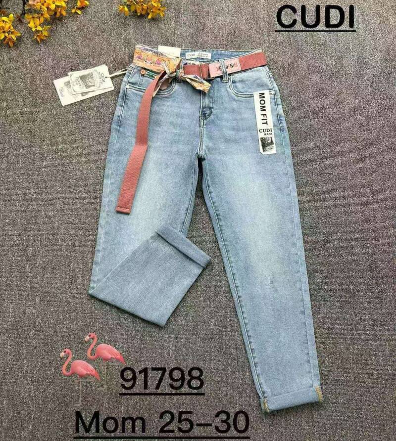 Spodnie damskie jeansy Roz 25-30, 1 Kolor Paczka 10 szt
