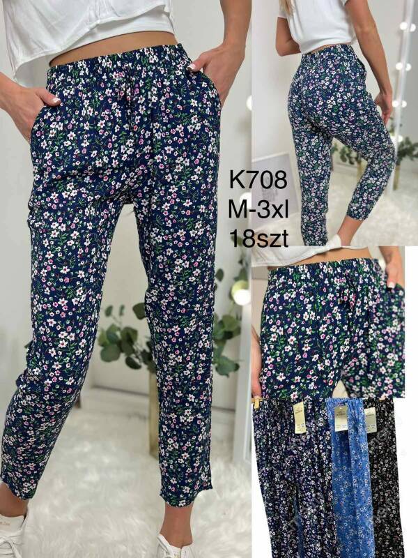 Spodnie damskie  Roz M-3XL, Mix kolor Paczka 18 szt