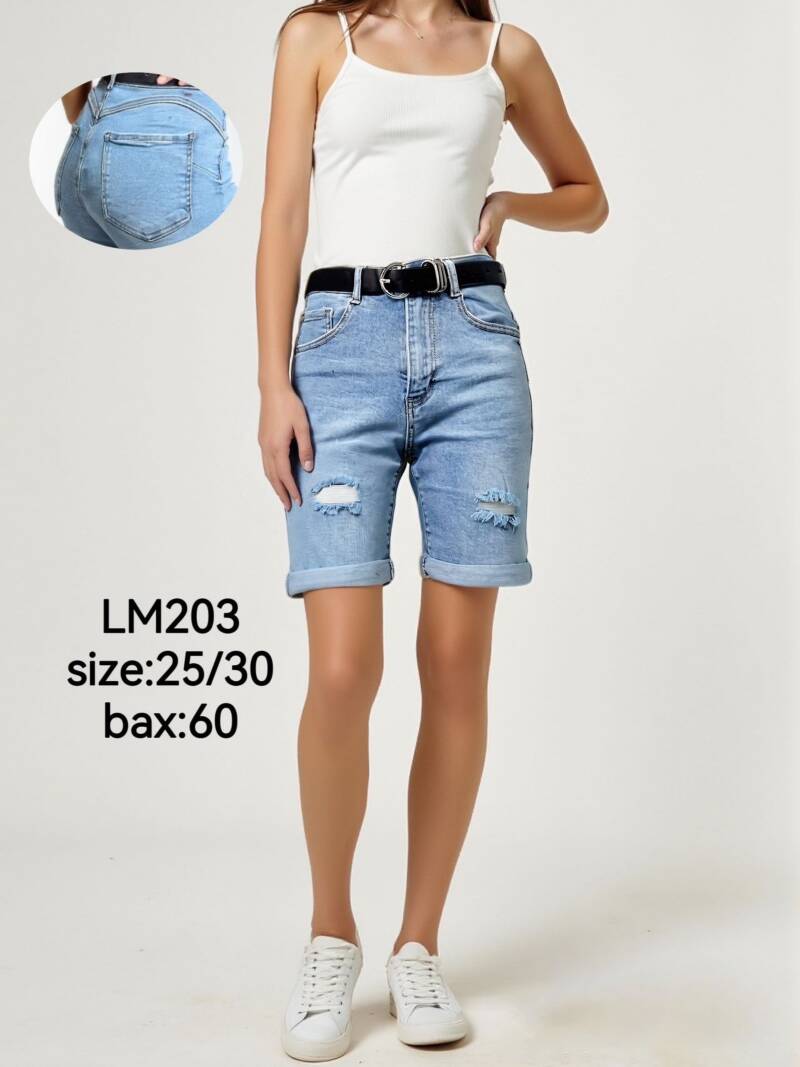 Rybaczki damskie jeansy Roz 25-30, 1 Kolor Paczka 10 szt