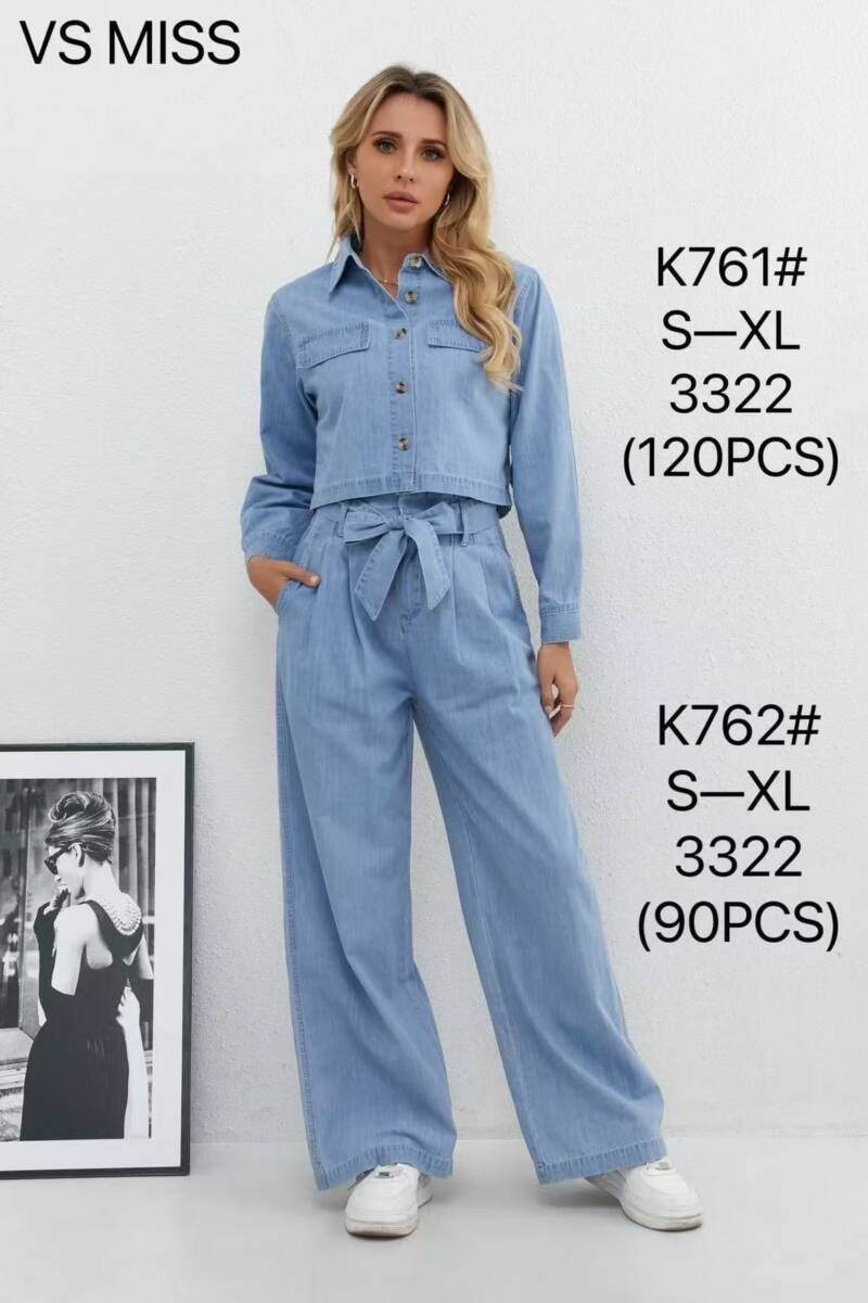 Komplet damskie jeansy Roz XS-XL, 1 Kolor Paczka 10 szt