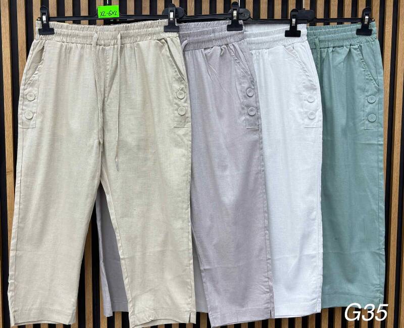 Spodnie damskie Roz XL-6XL, Mix kolor Paczka 12 szt