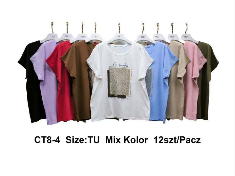 Bluzki damskie Roz Standard, Mix kolor Paczka 12 szt