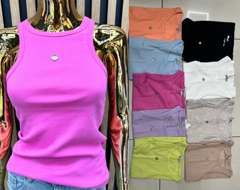Bluzka damska ( Turecki produkt) Roz Standard, Mix Kolor .Paczka 10 szt