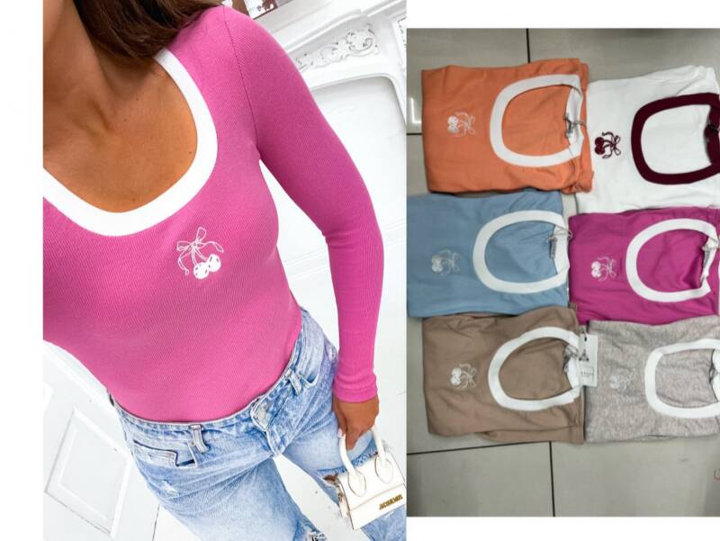 Bluzka damska ( Turecki produkt) Roz Standard, Mix Kolor .Paczka 10 szt