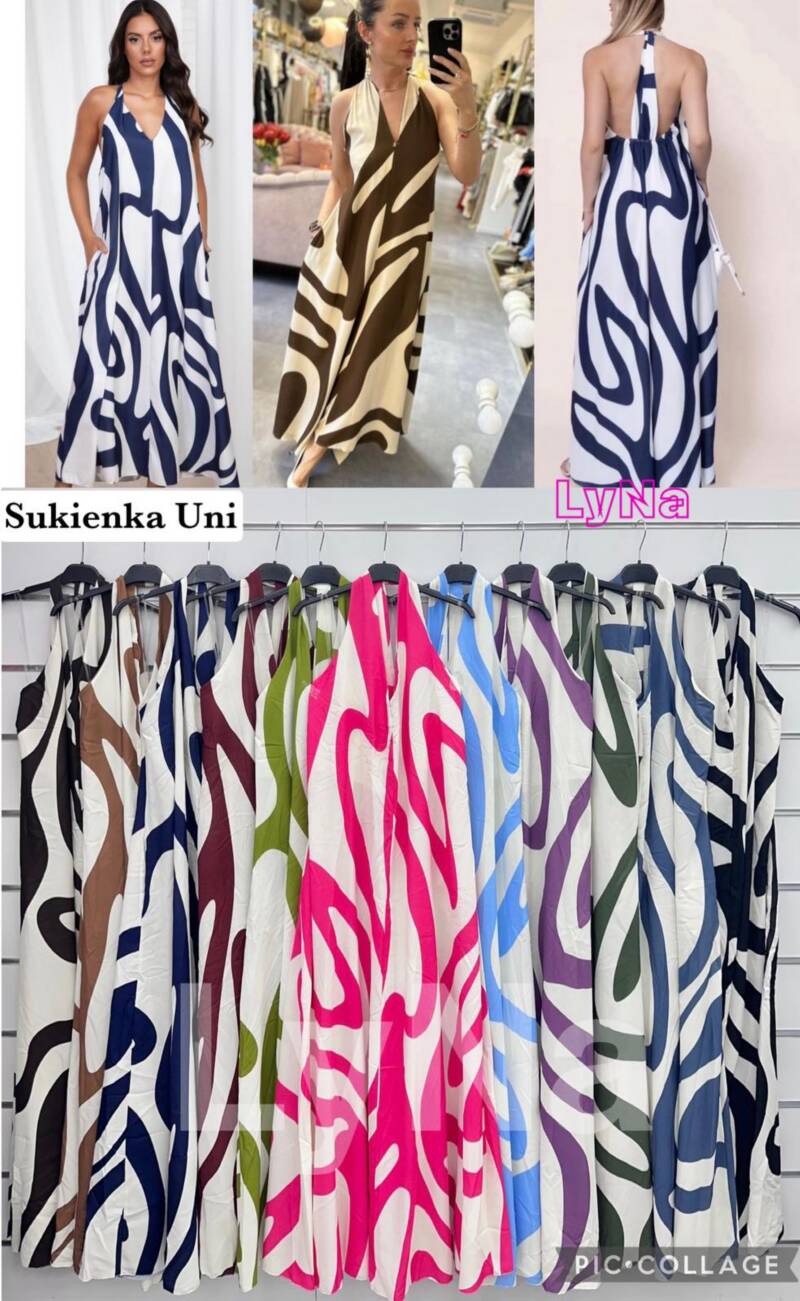 Sukienki damskie (Włoskie produkt) Roz Standard, Mix Kolor Paczka 5 szt