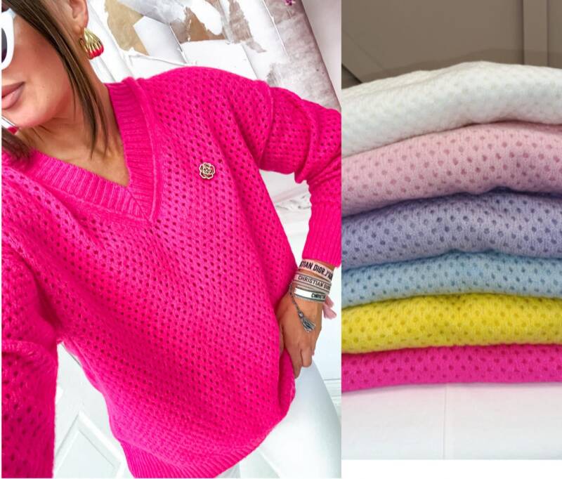 Bluzka damska ( Turecki produkt) Roz Standard, Mix Kolor .Paczka 10 szt