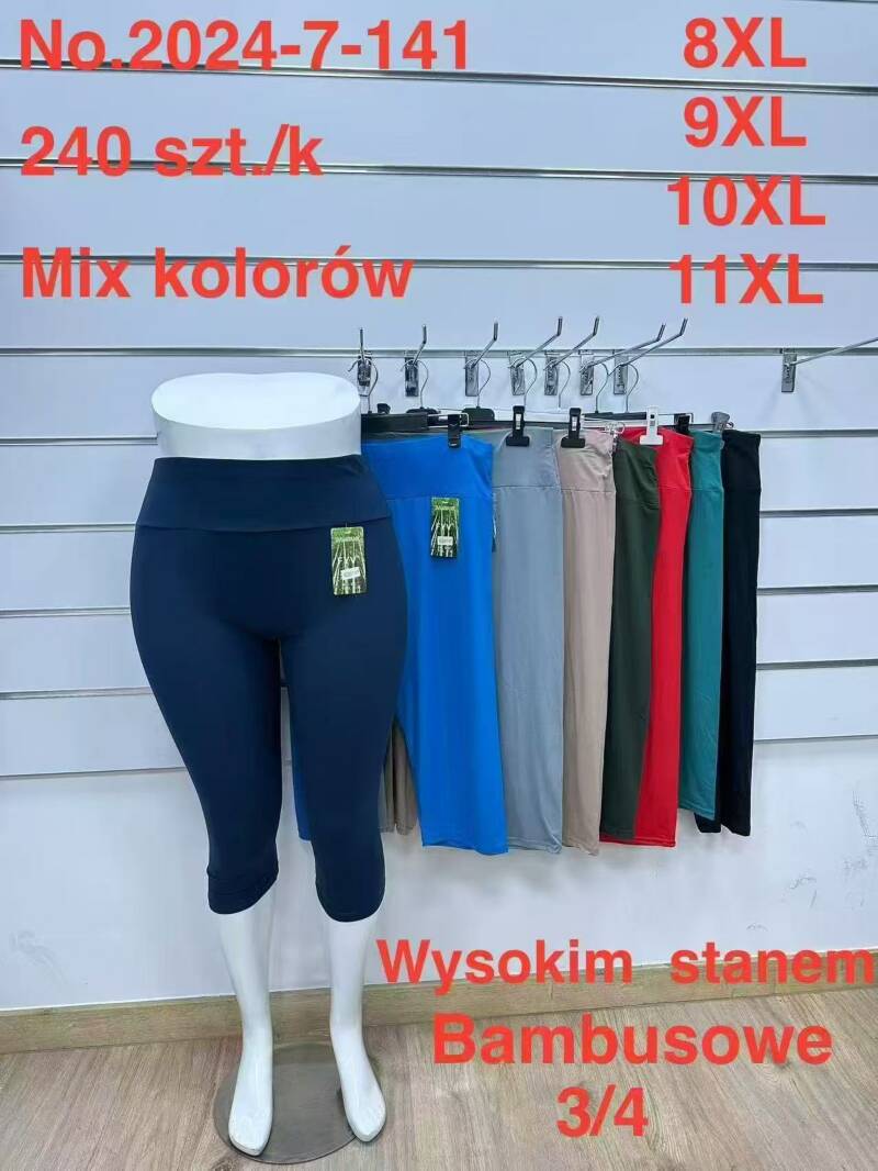 Leginsy damskie Roz 8XL-11XL, Mix kolor Paczka 10 szt