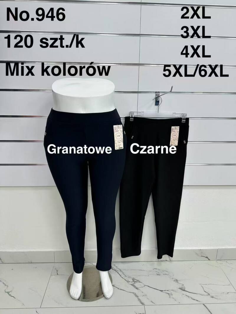 Leginsy damskie Roz 2XL-6XL, Mix kolor Paczka 10 szt