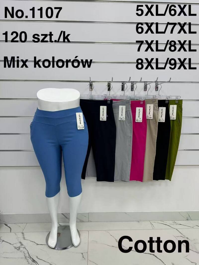 Leginsy damskie Roz 5XL-9XL, Mix kolor Paczka 10 szt