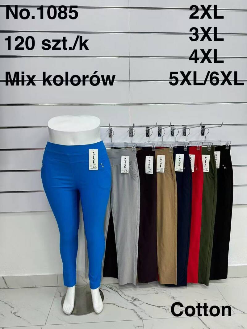 Leginsy damskie Roz 2XL-6XL, Mix kolor Paczka 10 szt