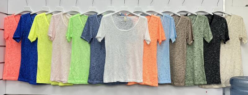 Bluzki damskie (Włoskie produkt) Roz Standard, Mix Kolor Paczka 5 szt