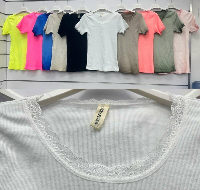 Bluzki damskie (Włoskie produkt) Roz Standard, Mix Kolor Paczka 5 szt