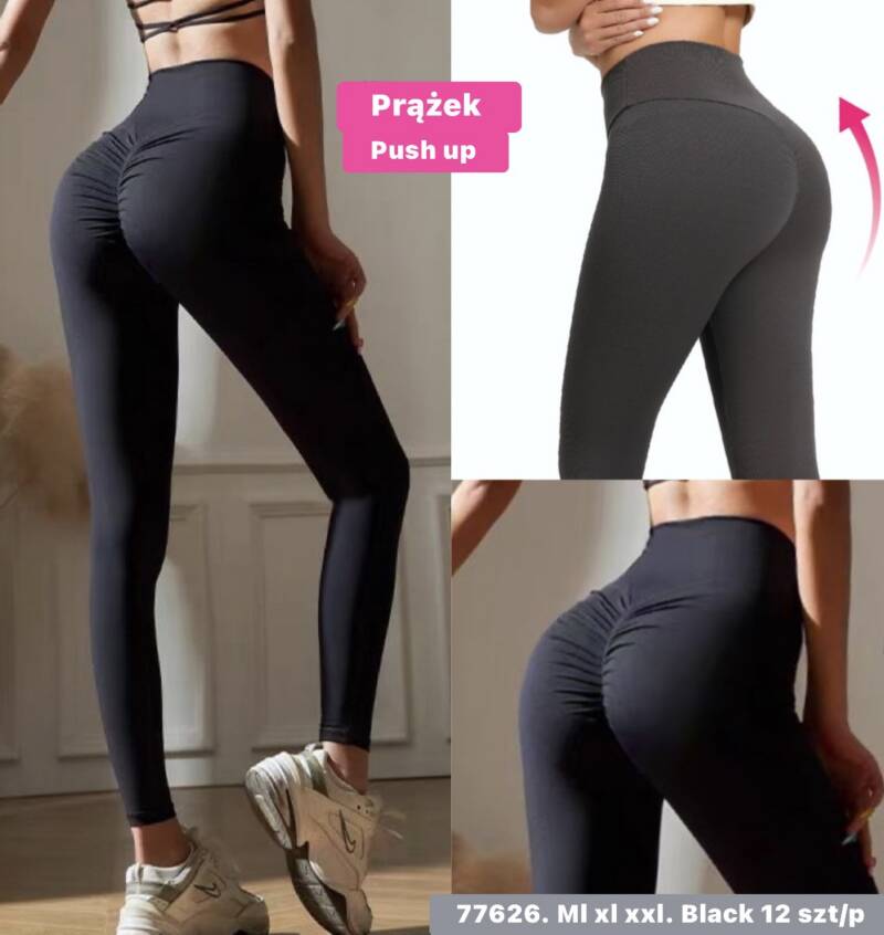 Leginsy damska Roz M/L-XL-2XL, 1 Kolor .Paczka 12 szt