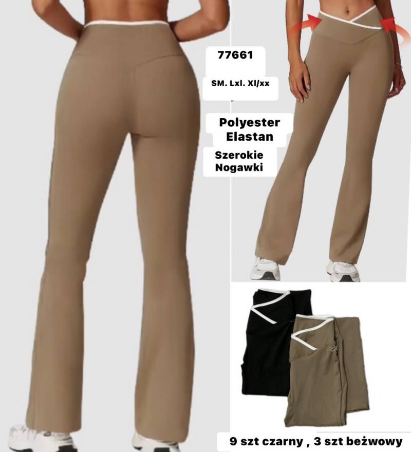 Leginsy damska Roz S-2XL, Mix Kolor .Paczka 12 szt