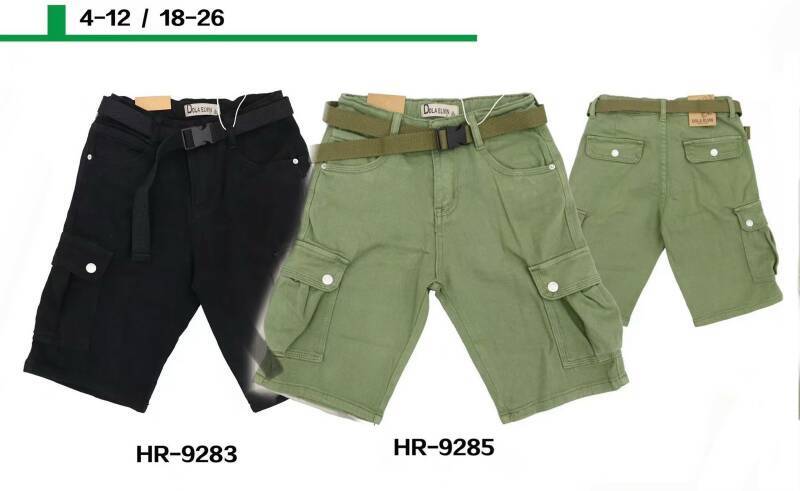Spodenki chłopięca jeans Roz 4-12, Mix kolor Paczka 10 szt