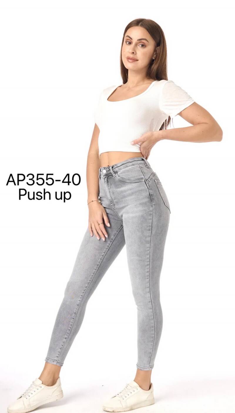 Spodnie damskie jeans Roz 34-42, 1 Kolor .Paczka 10 szt