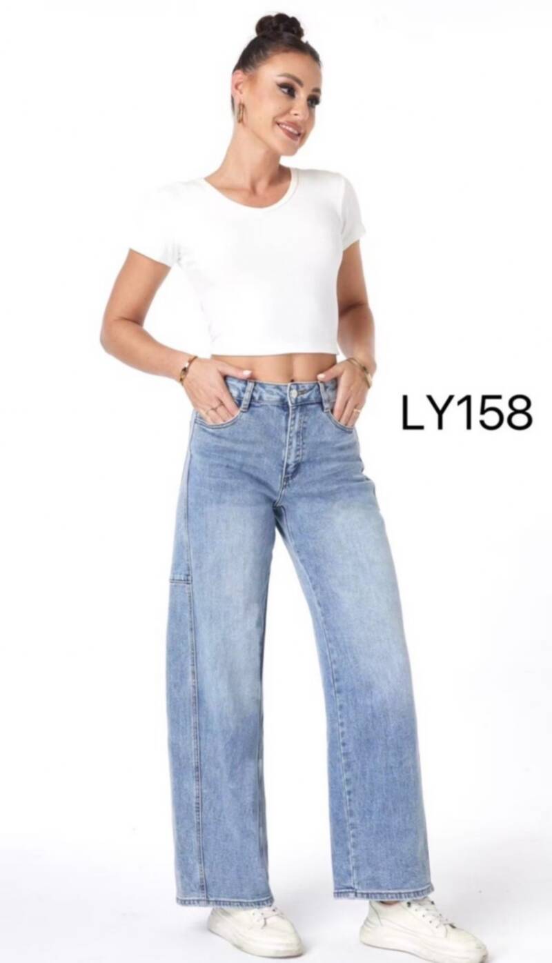 Spodnie damskie jeans Roz 34-42, 1 Kolor .Paczka 10 szt